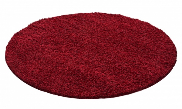 Hochflor Teppich Rot fr Wohnzimmer l Zimmer Teppich Flauschig Rot